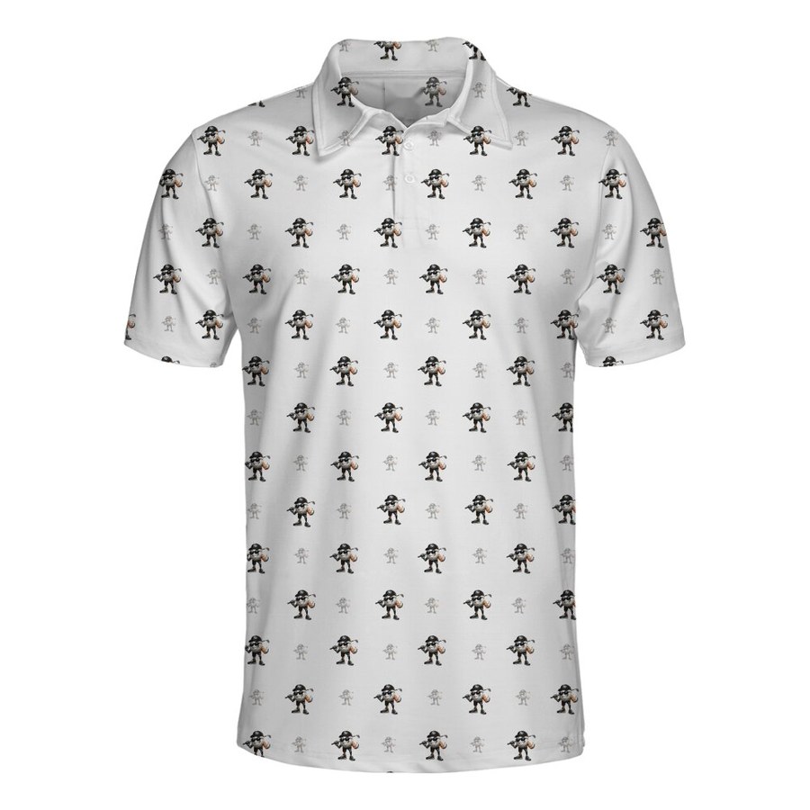 Mully Golf Polo — All-Over Print